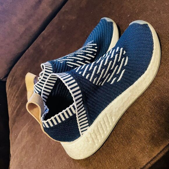 Adidas Boost NMD CS2 Primeknit Ronin 2017 - BA7189 Mens 7  Adidas NMD CS2 Primeknit Ronin Navy White Womens 7 Mens 6